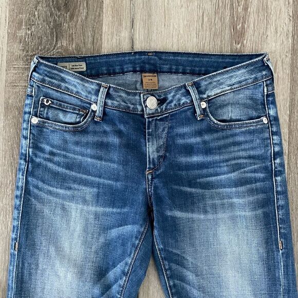 True Religion Joey Low Rise Flare Jeans - Size: 28 - Picture 5 of 10